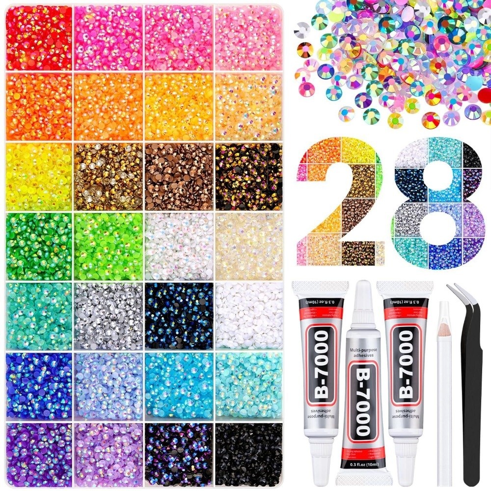 マルチカラーレジンラインストーンキット、キラキラ輝くDIYデ - Art Craft Kit のレビューと価格