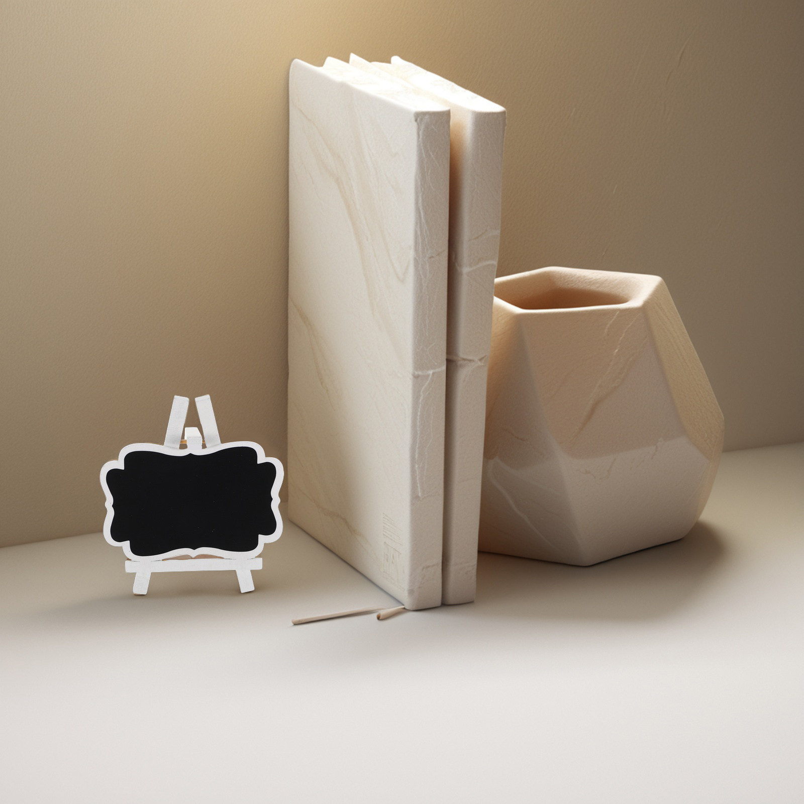 ミニ黒板サイン15個入りセット。木製で、結婚式やパーティーの - Art Craft Cardboard のレビューと価格