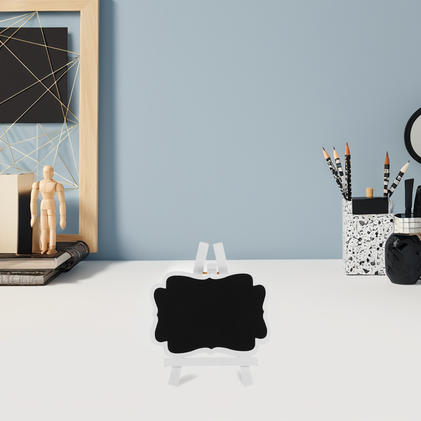 ミニ黒板サイン15個入りセット。木製で、結婚式やパーティーの - Art Craft Cardboard のレビューと価格