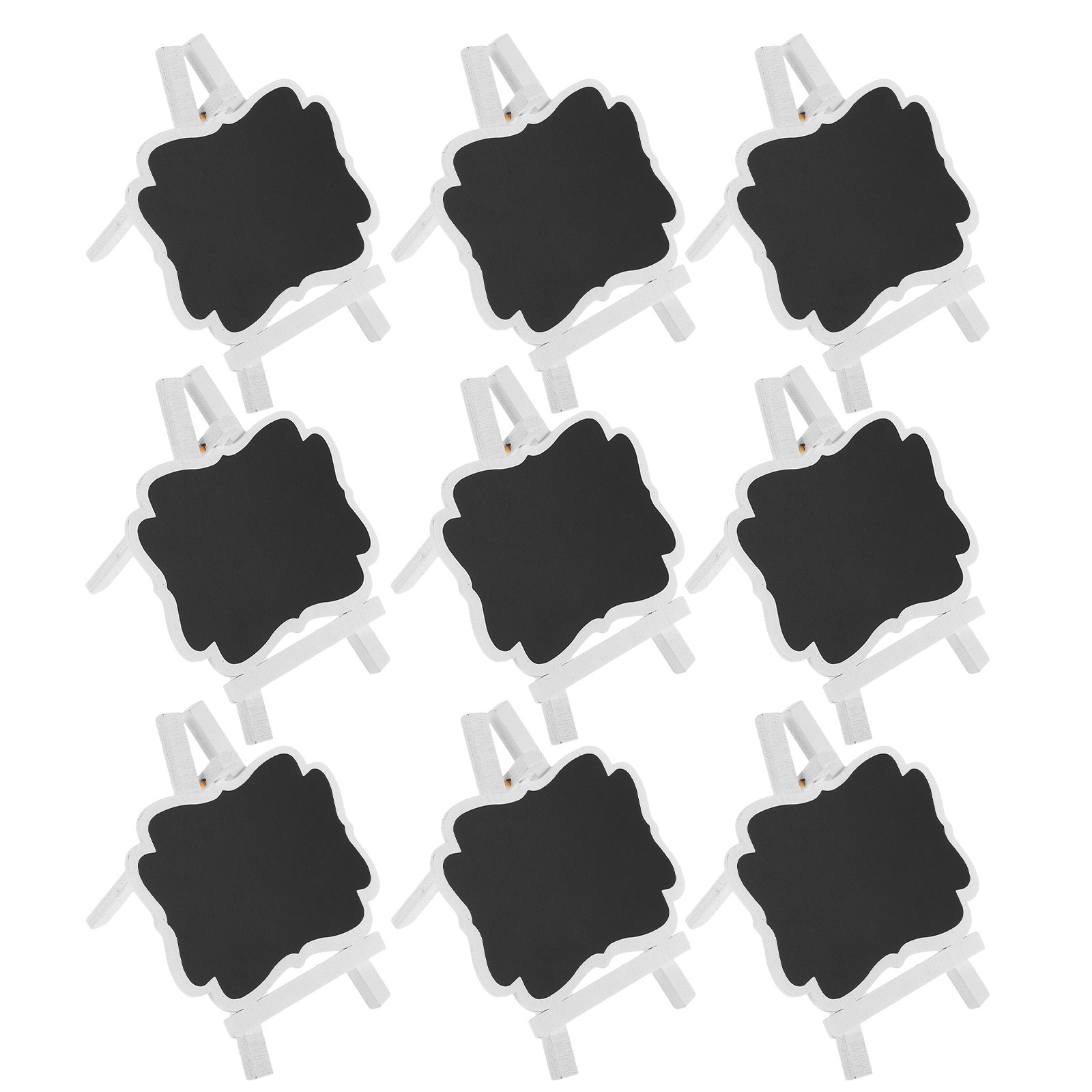 ミニ黒板サイン15個入りセット。木製で、結婚式やパーティーの - Art Craft Cardboard のレビューと価格